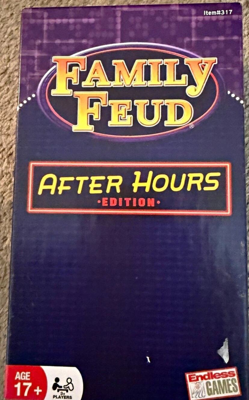 Family Feud After Hours Edition Adult Party Game Complete Endless Games